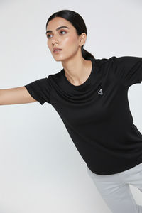 Zelocity Quick Dry Relaxed Top - Black Beauty — thumbnail 6